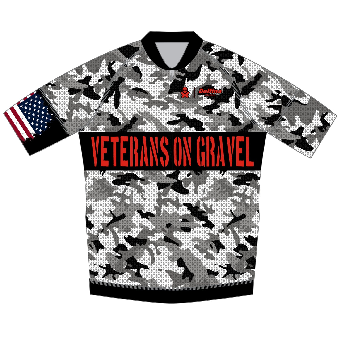 V.O.G. CUSTOM WOMEN'S CLUB FIT CYCLING JERSEY LITE CAMO