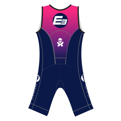 E3 HAWAIIAN SUNSET CUSTOM MEN'S SLEEVELESS TRISUIT