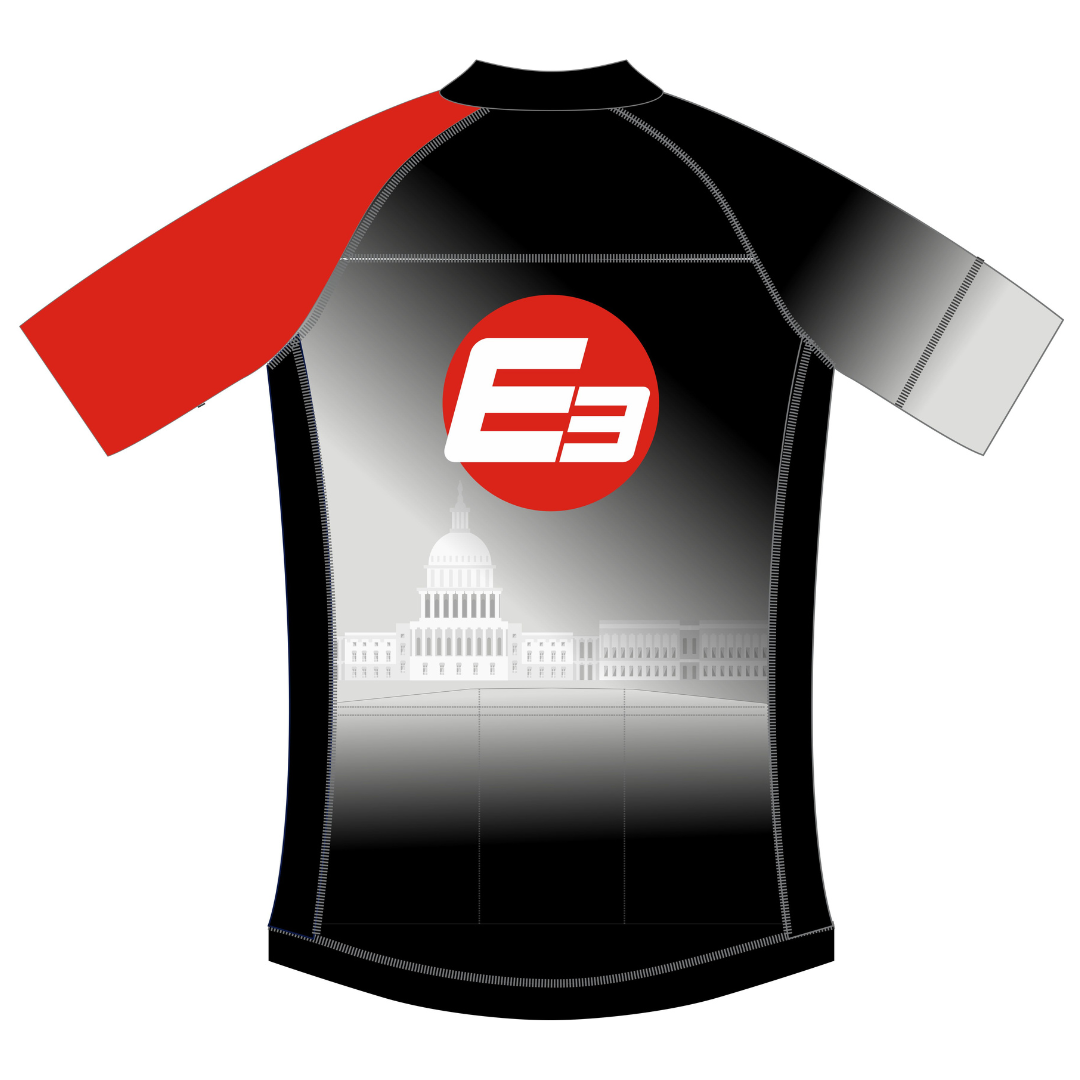 E3 CAPITOL HILL CUSTOM MEN'S RACE FIT CYCLING JERSEY