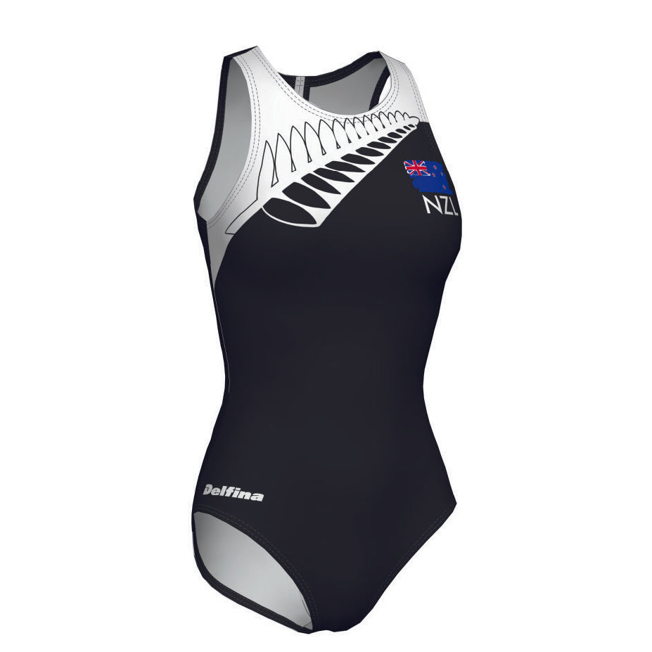 CUSTOM WOMEN'S ELITE ZIP BACK WATER POLO SUIT – Delfina Athletics