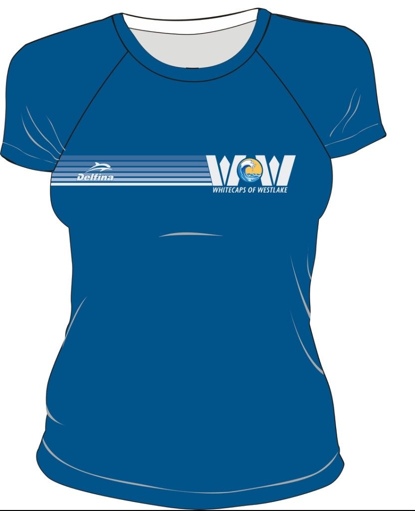 WOMEN'S SHORT SLEEVE SHIRT WHITECAPS OF WESTLAKE