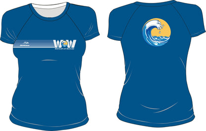 WOMEN'S SHORT SLEEVE SHIRT WHITECAPS OF WESTLAKE