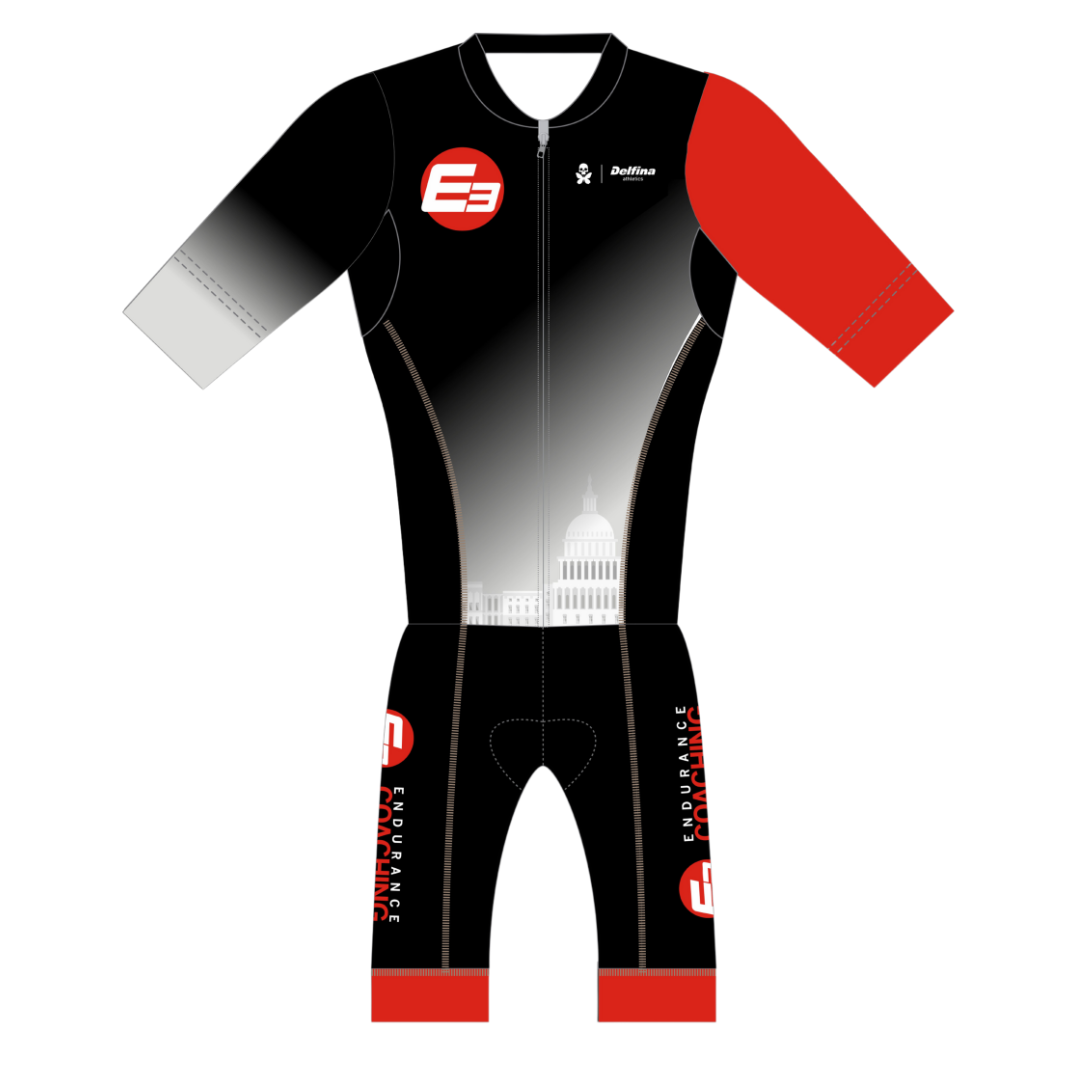 E3 CAPITOL HILL CUSTOM MEN'S SHORT SLEEVE TRI SKINSUIT