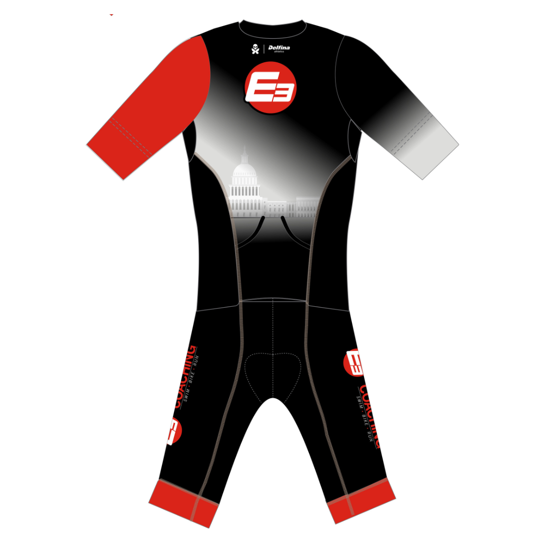 E3 CAPITOL HILL CUSTOM MEN'S SHORT SLEEVE TRI SKINSUIT