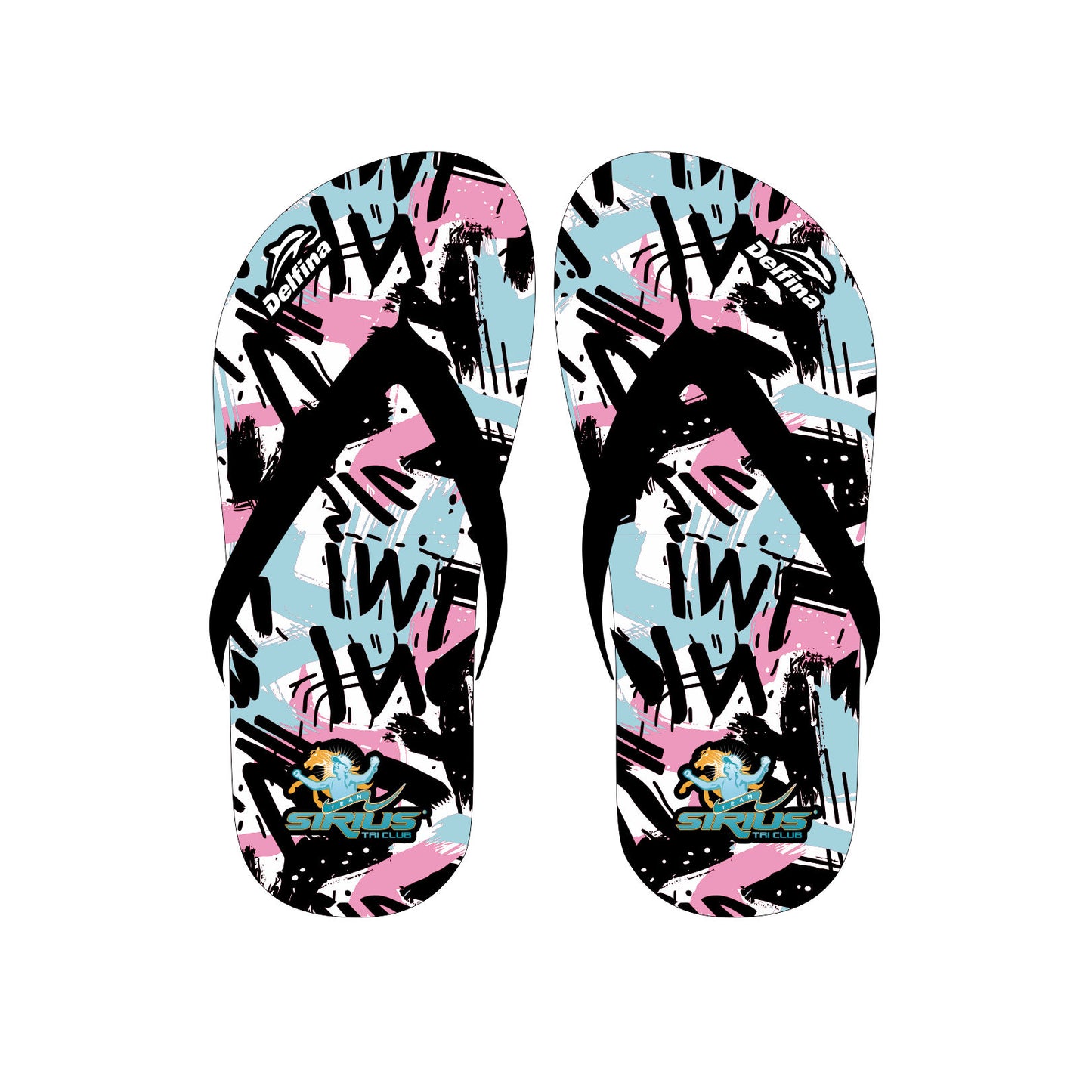 TSTC UNISEX CUSTOM FLIPFLOPS