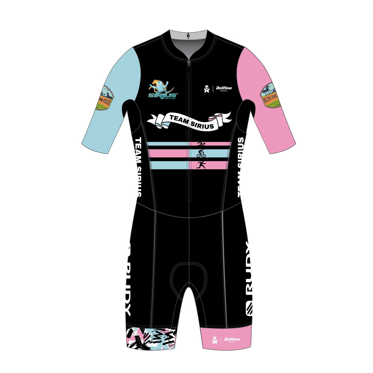 TSTC CUSTOM WOMEN'S SHORT SLEEVE TRI SKINSUIT