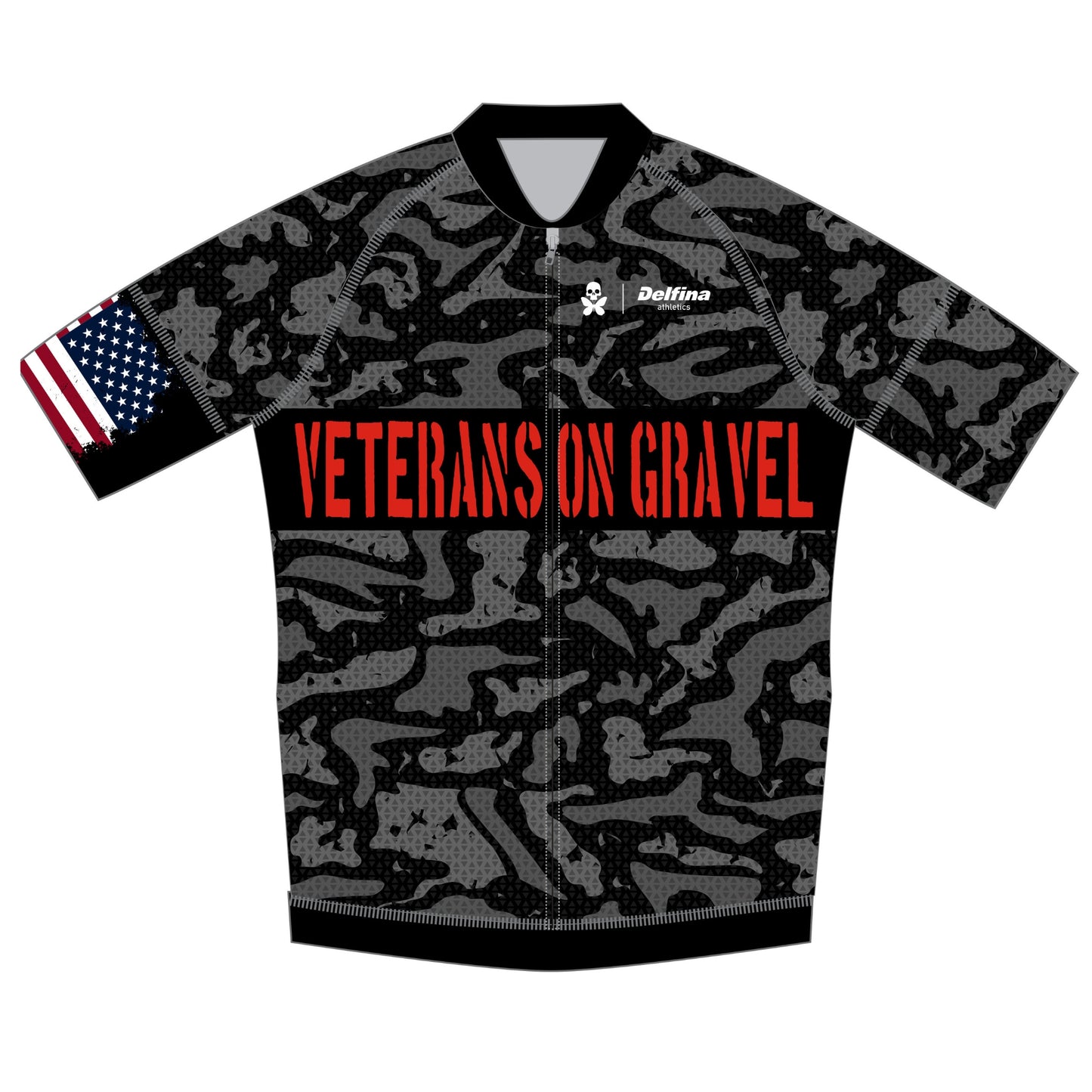 V.O.G. CUSTOM MEN'S RACE FIT CYCLING JERSEY DARK CAMO